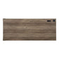Zakwani - 48" Writing Desk With USB - Rustic Oak & Black