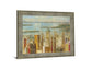 Golden Harbor Skyline - 28" x 34" Framed Wall Art - Beige