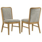 Croyden - Dining Side Chair (Set of 2) - Gray / Weathered Natural