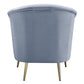 Bayram - Chair - Light Gray Velvet