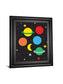 Outer Space By Ann Kelle - Framed Print Wall Art - Black