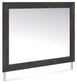 Hollivern - Bedroom Mirror - Dark Gray