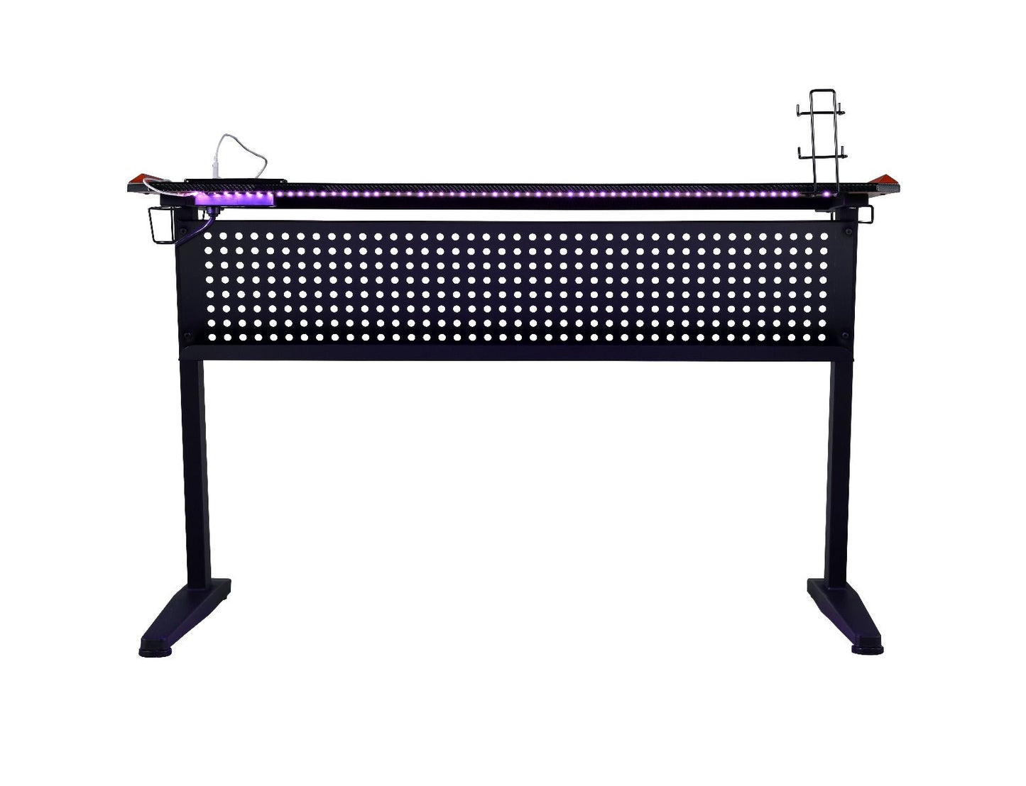 Dragi - Gaming Desk With USB - Black & Red