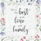 Love And Family By Kristen Brockmon (Small) - Gray