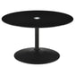Ganso - Round Glass Top Coffee And End Table Set