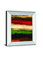 Nightlight Il By W. Blake - Mirror Framed Print Wall Art - Red