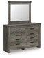 Frandern - Bookcase Panel Bedroom Set With Storage