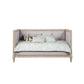 Charlton - Twin Daybed - Beige Linen & Weathered Oak