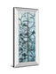 Climbers Il By James Burghardt - Mirror Framed Print Wall Art - Light Blue