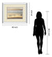Golden By Marvin Pelkey - Mirror Framed Print Wall Art - Beige