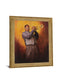 Brass Serenade - 28" x 34" Framed Wall Art - Dark Brown