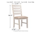 Skempton - Dining UPH Side Chair (Set of 2) - White