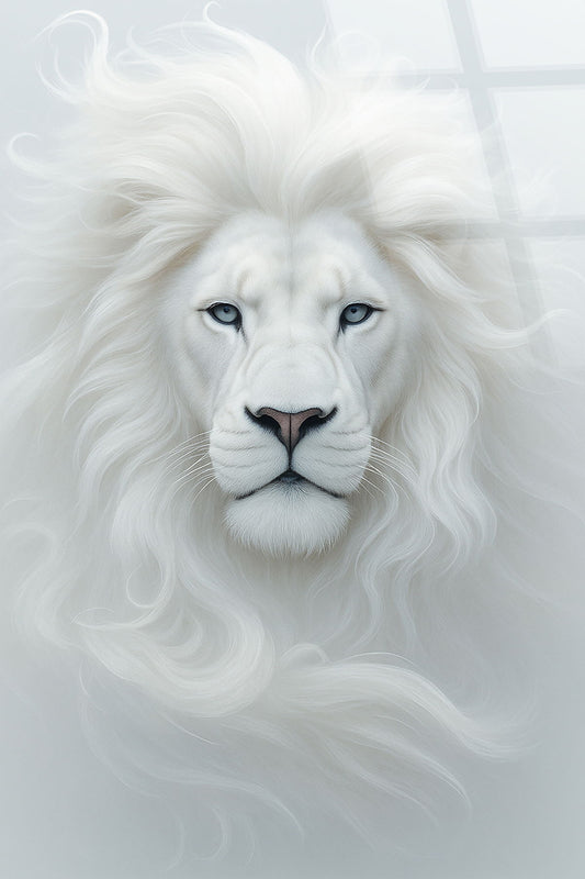 "Regal Majesty" Tempered Glass - White