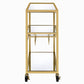 Adamsen - Serving Cart - Mirrored & Champagne