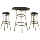 Retro - 3 Pieces Round 1950s Bistro Pub Bar Table Set