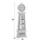 Noralie - 63" Faux Diamonds Grandfather Clock With LED - Mirrored