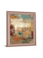 Golden Haze Geometry - 28" x 34" Framed Wall Art - Beige