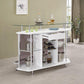 Gideon - Curved Glass Top Home Cabinet