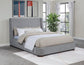 Rennes - Upholstered Wingback Platform Bed
