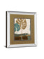 Leaves Il By Patricia Pinto - Mirror Framed Print Wall Art - Beige