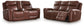 Bexhurst - 2 Pc. - Power Reclining Sofa And Loveseat - Mahogany