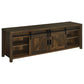Enfield - 71" TV Stand Fireplace Media Console - Dark Pine