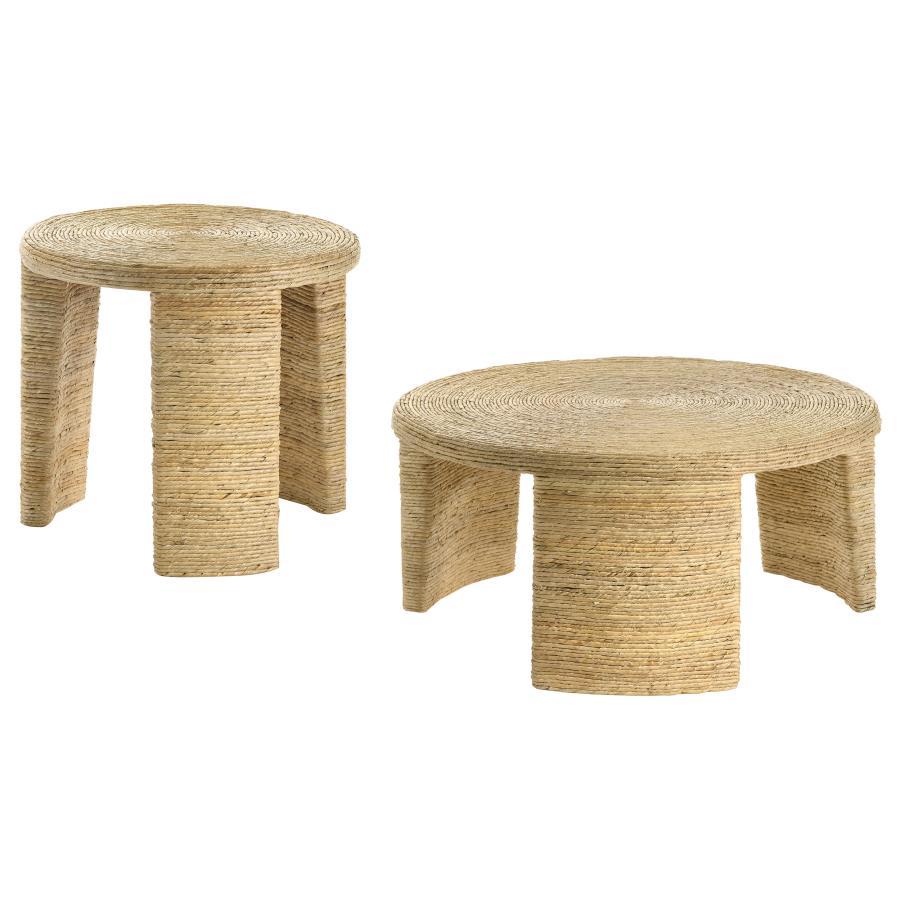 Artina - Rattan Coffee And End Table Set