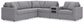 Modmax - L-Shaped Sectional - Granite