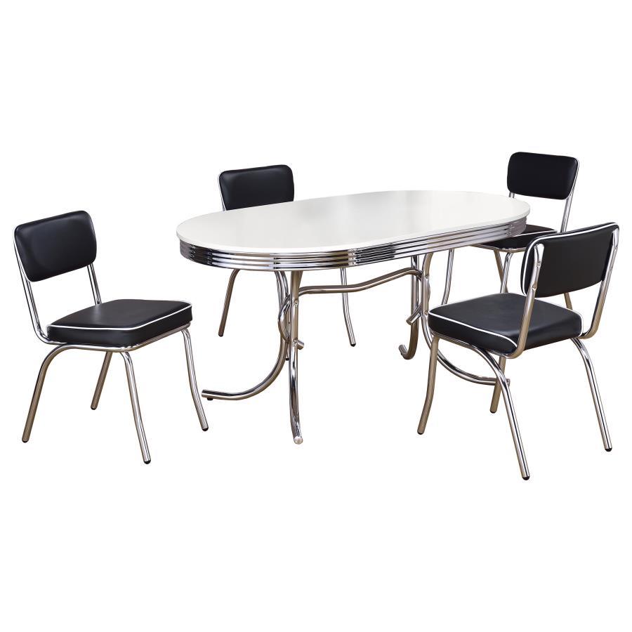 Retro - Oval Dining Table Set