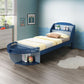 Neptune II - Twin Bed - Gray / Navy