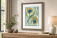 Peacock Abstract II By Samuel Dixon - Beige