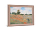 Poppy Field Stroll - 28" x 34" Framed Wall Art - Green