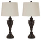 Darlita - Metal Table Lamp (Set of 2) - Bronze Finish