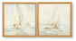 Winbrook - Wall Art Set (Set of 2) - Gray / Tan / Gold Finish