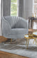 Sophia - Upholstered Channel Tufted Barrel Accent Chair