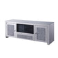 Noralie - TV Stand - Mirrored & Faux Diamonds