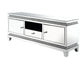 Lotus - TV Stand - Mirrored, Faux Ice Cube Crystals