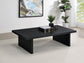 Max - Rectangular Engineered Laminate Coffee Table - Black