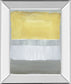 Halflight I By Caroline Gold - Mirror Framed Print Wall Art - Yellow