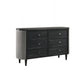 Skyline - 6 Drawer Dresser - Onyx
