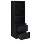 Westpark - 3-Shelf Bookcase USB And Lockable Drawer