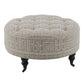 Upendo - Ottoman With Caster - Pattern Fabric