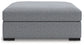 Bealton - Oversized Accent Ottoman - Salt And Pepper