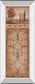 Iron Landscape Il - Mirror Framed Print Wall Art - Beige