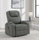 Armstrong - Upholstered Power Lift Massage Recliner