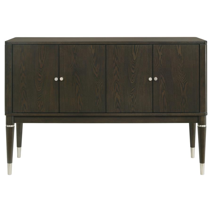 Reseda - 4-Door Dining Sideboard Server With Shelves - Ash Brown