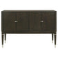 Reseda - 4-Door Dining Sideboard Server With Shelves - Ash Brown