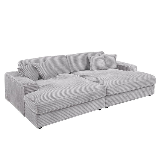 Hilde - Sectional Sofa With 4 Pillows