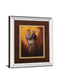 Trumpet Man By Delancy - Mirror Framed Print Wall Art - Yellow