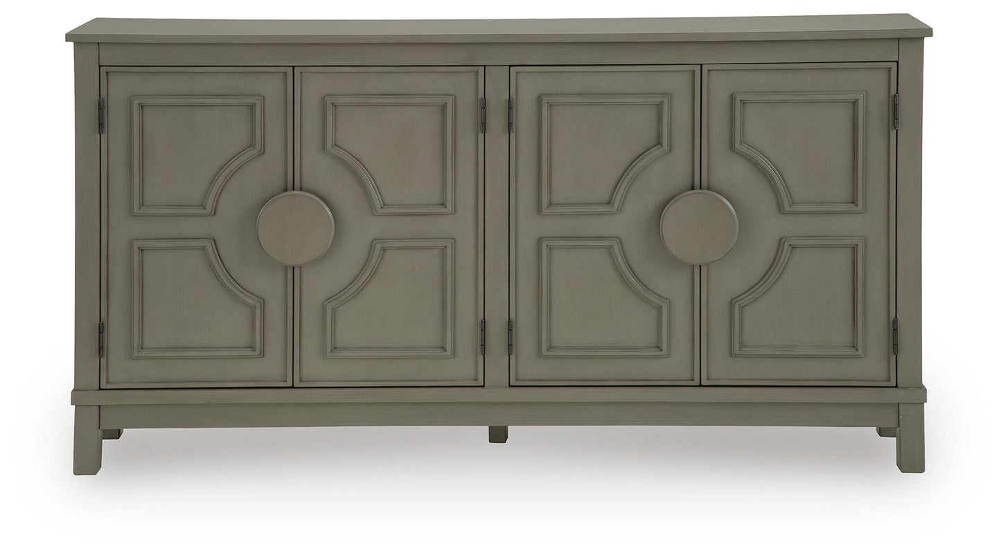 Darlock - Accent Cabinet - Warm Gray